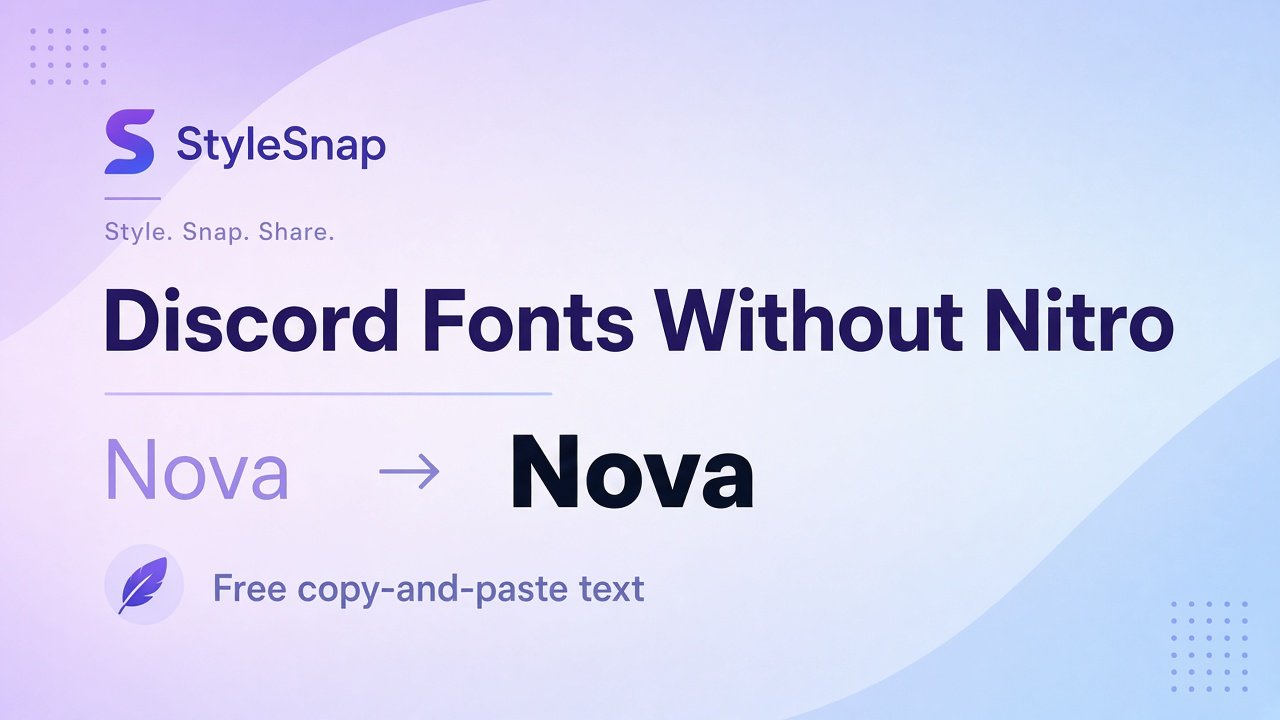 Discord fonts without Nitro guide cover